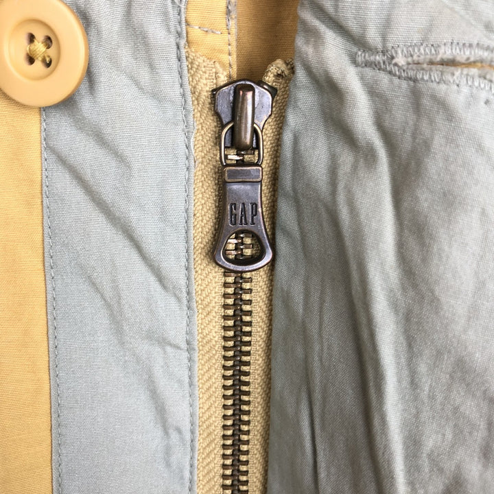 90'S GAP Vintage Windbreaker, Men's Size Medium cotton yellow type Vintage Second Hand