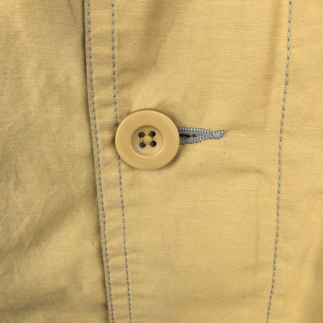 90'S GAP Vintage Windbreaker, Men's Size Medium cotton yellow type Vintage Second Hand