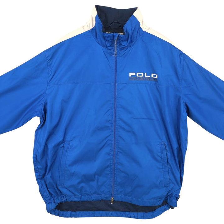 1990'S Ralph Lauren POLO SPORT Windbreaker, Men's Size XL (approx.), Vintage polyester blue type Vintage Second Hand