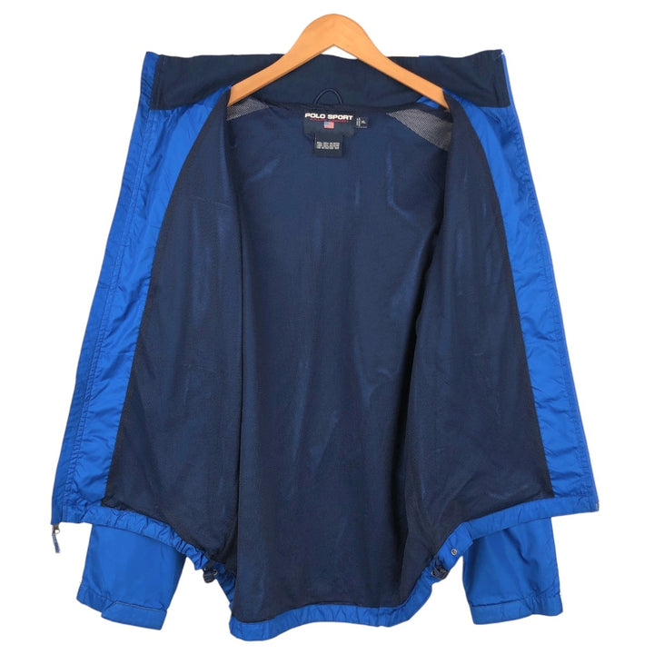 1990'S Ralph Lauren POLO SPORT Windbreaker, Men's Size XL (approx.), Vintage polyester blue type Vintage Second Hand
