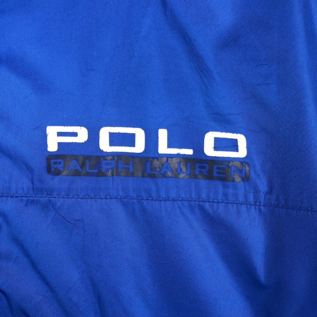 1990'S Ralph Lauren POLO SPORT Windbreaker, Men's Size XL (approx.), Vintage polyester blue type Vintage Second Hand