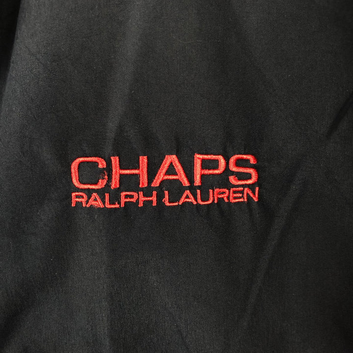 Ralph Lauren CHAPS windbreaker, men's size L polyester navy blue type Vintage Second Hand