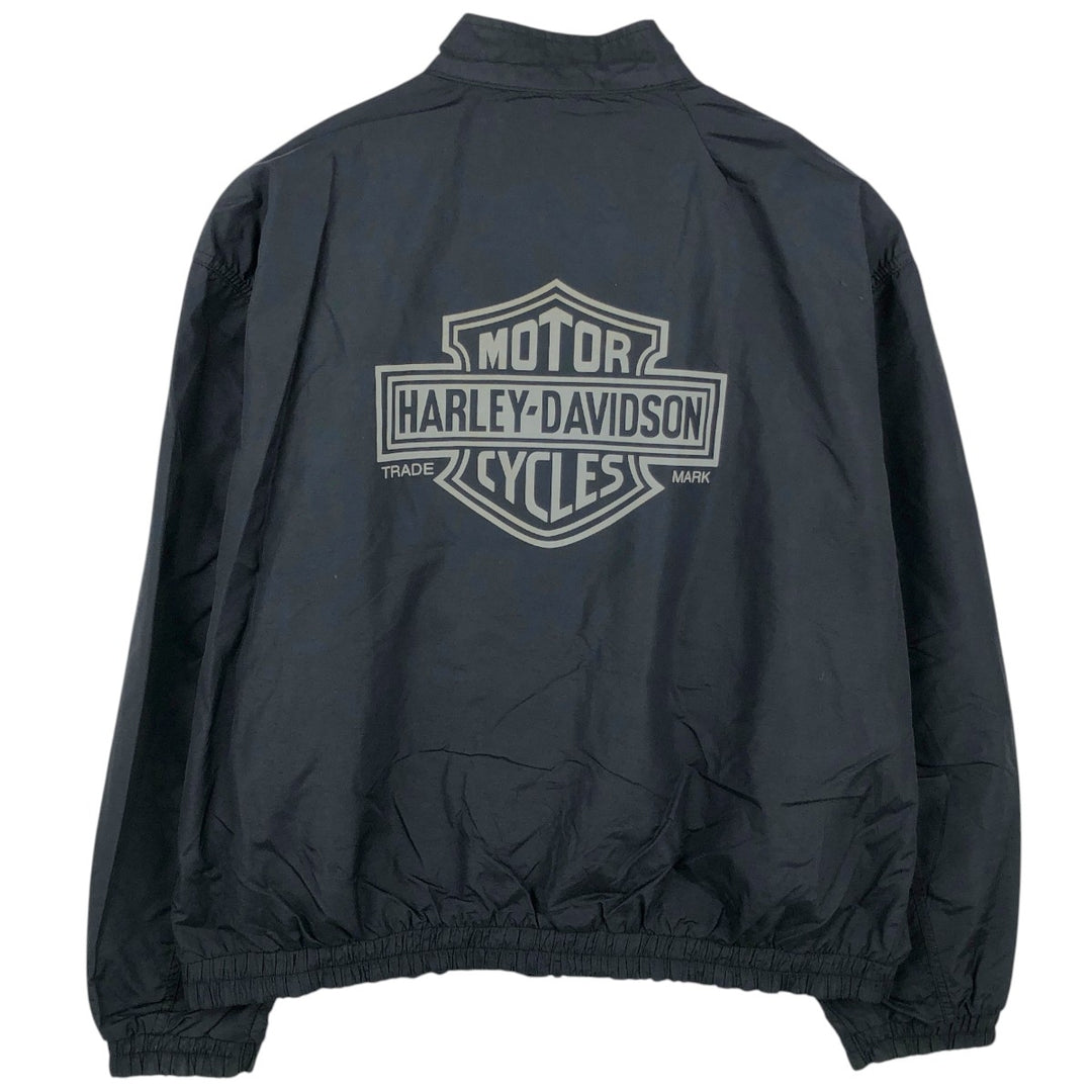 Harley-Davidson Nylon Jacket, Men's Size XXL (equivalent) Nylon black type Vintage Second Hand