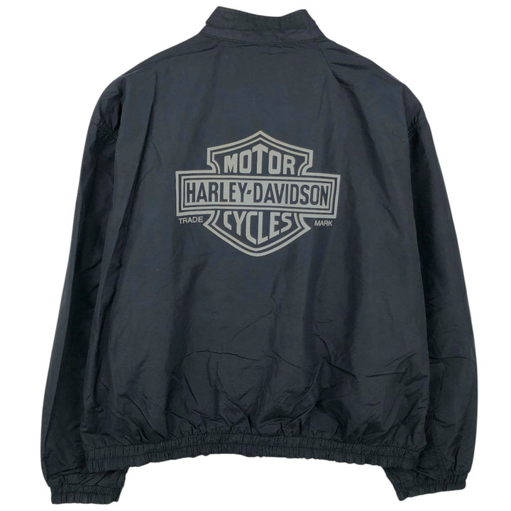 Harley-Davidson Nylon Jacket, Men's Size XXL (equivalent) Nylon black type Vintage Second Hand