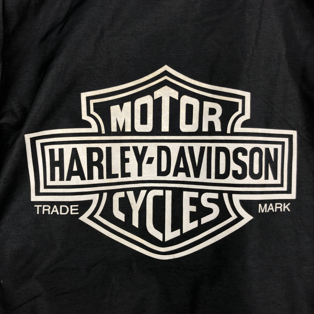 Harley-Davidson Nylon Jacket, Men's Size XXL (equivalent) Nylon black type Vintage Second Hand