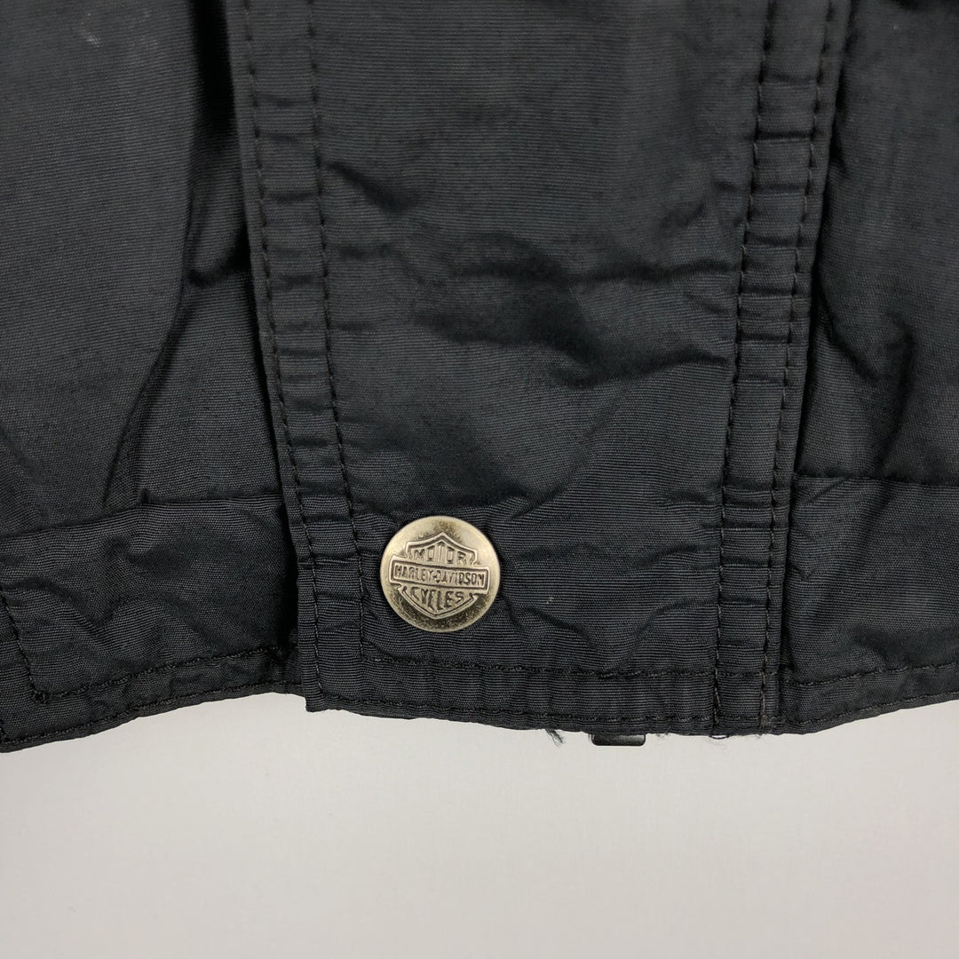 Harley-Davidson Nylon Jacket, Men's Size XXL (equivalent) Nylon black type Vintage Second Hand