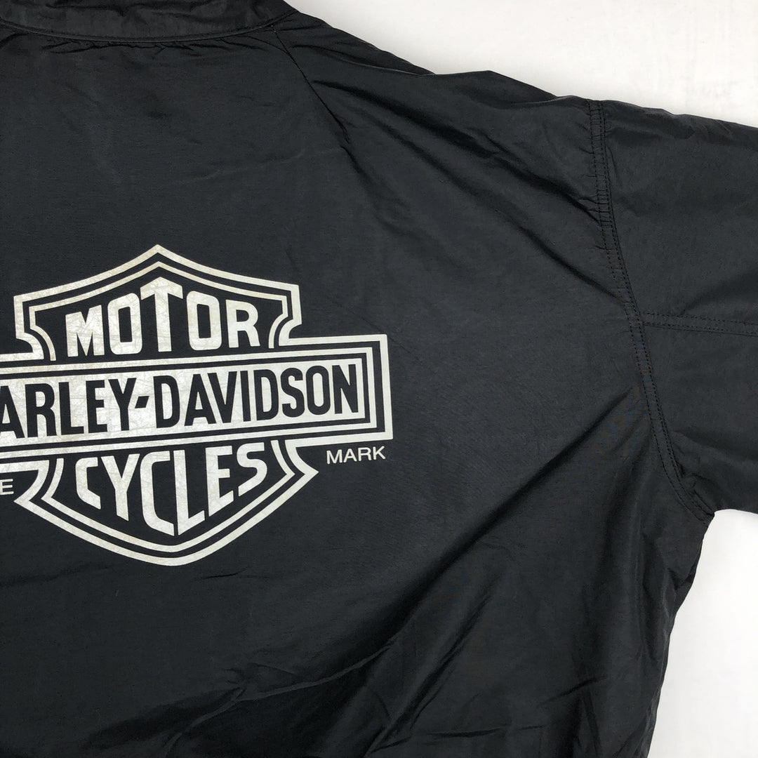 Harley-Davidson Nylon Jacket, Men's Size XXL (equivalent) Nylon black type Vintage Second Hand