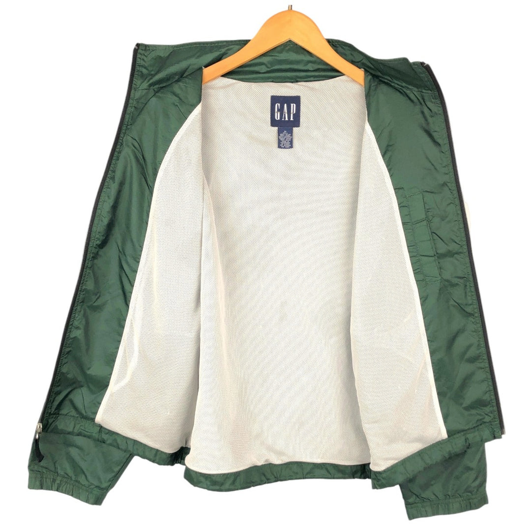 90'S GAP Vintage Nylon Jacket, Men's Size Medium Nylon green type Vintage Second Hand