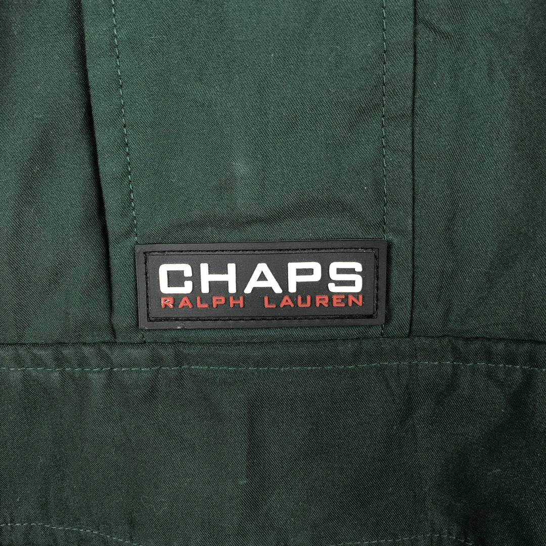 Ralph Lauren CHAPS Anorak Parka, Men's Size L (approx.) polyester Green type dark green Vintage Second Hand
