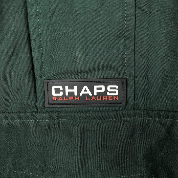 Ralph Lauren CHAPS Anorak Parka, Men's Size L (approx.) polyester Green type dark green Vintage Second Hand