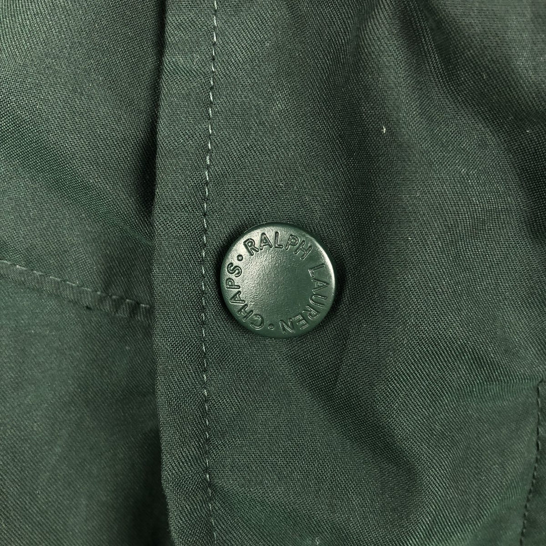 Ralph Lauren CHAPS Anorak Parka, Men's Size L (approx.) polyester Green type dark green Vintage Second Hand