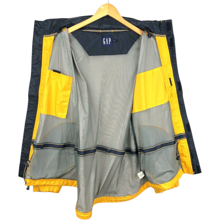 GAP nylon jacket, men's size L Nylon yellow type Vintage Second Hand