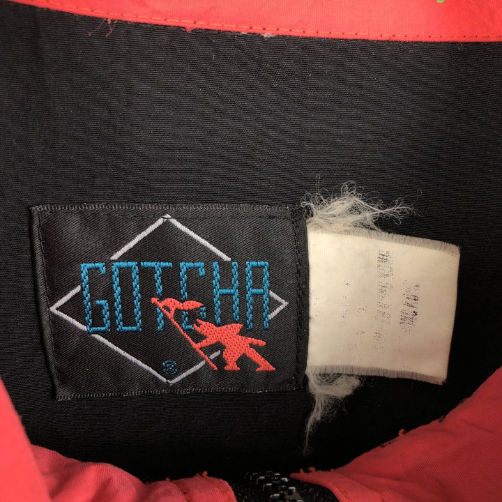 GOTCHA Anorak Parka (Men's XXL equivalent) unclear black type Vintage Second Hand