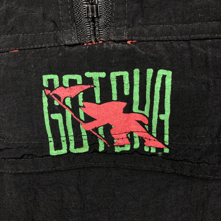 GOTCHA Anorak Parka (Men's XXL equivalent) unclear black type Vintage Second Hand