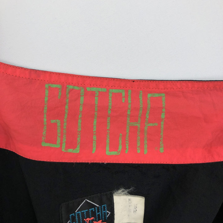 GOTCHA Anorak Parka (Men's XXL equivalent) unclear black type Vintage Second Hand