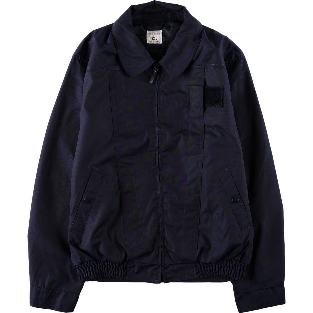 2000'S French Army Military Jacket Work Jacket Size 92L (Equivalent to Men's L) unclear navy blue type Vintage Second Hand