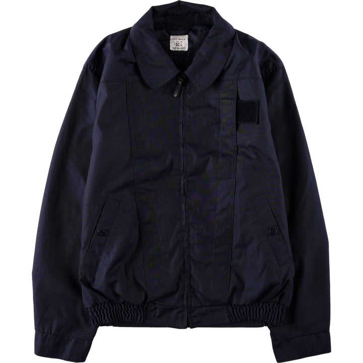 2000'S French Army Military Jacket Work Jacket Size 92L (Equivalent to Men's L) unclear navy blue type Vintage Second Hand