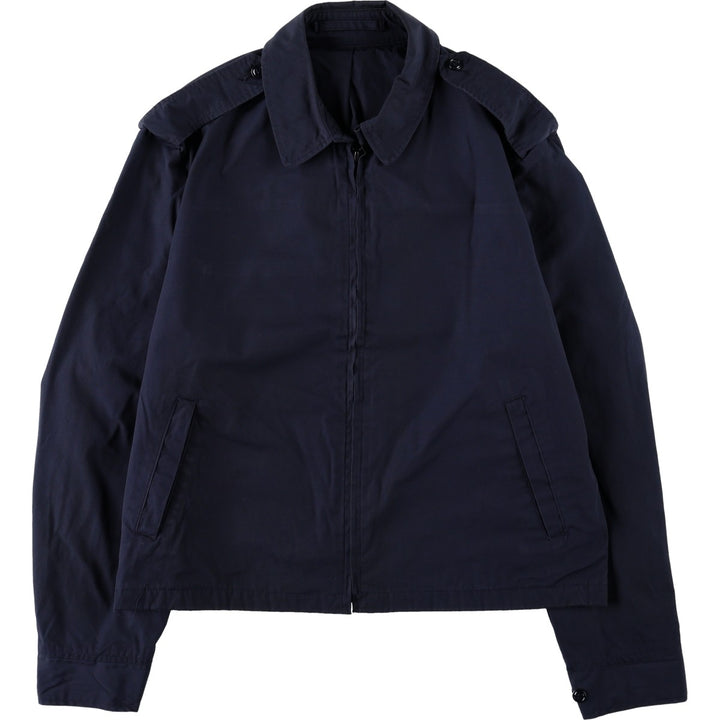 1980'S US Military Utility Jacket, Made in USA, Size 42R, Men's Size L, Vintage polyester navy blue type Vintage Second Hand