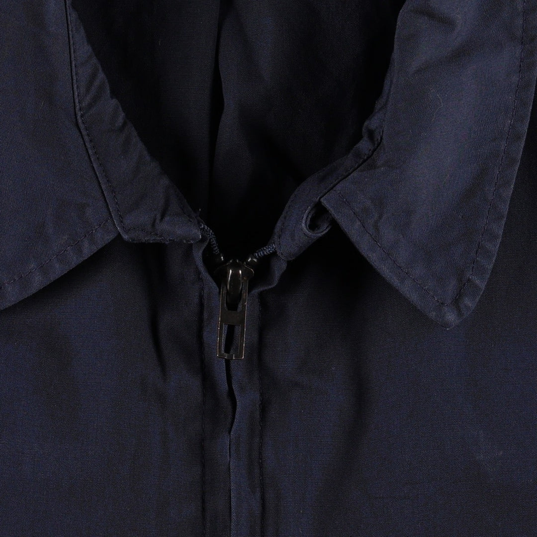1980'S US Military Utility Jacket, Made in USA, Size 42R, Men's Size L, Vintage polyester navy blue type Vintage Second Hand