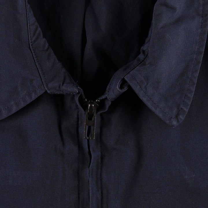 1980'S US Military Utility Jacket, Made in USA, Size 42R, Men's Size L, Vintage polyester navy blue type Vintage Second Hand