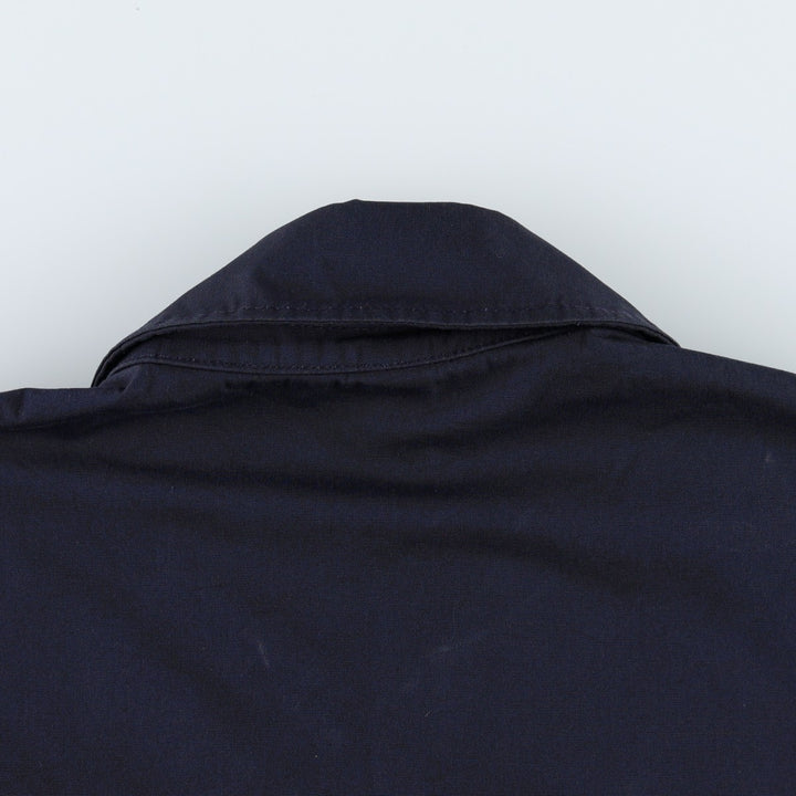1980'S US Military Utility Jacket, Made in USA, Size 42R, Men's Size L, Vintage polyester navy blue type Vintage Second Hand