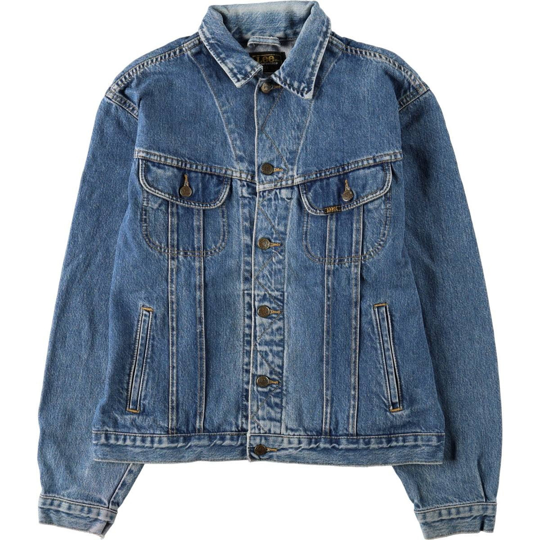 Lee RIDER JACKET Denim Jacket, Men's Size L (approx.), Vintage cotton blue type Vintage Second Hand