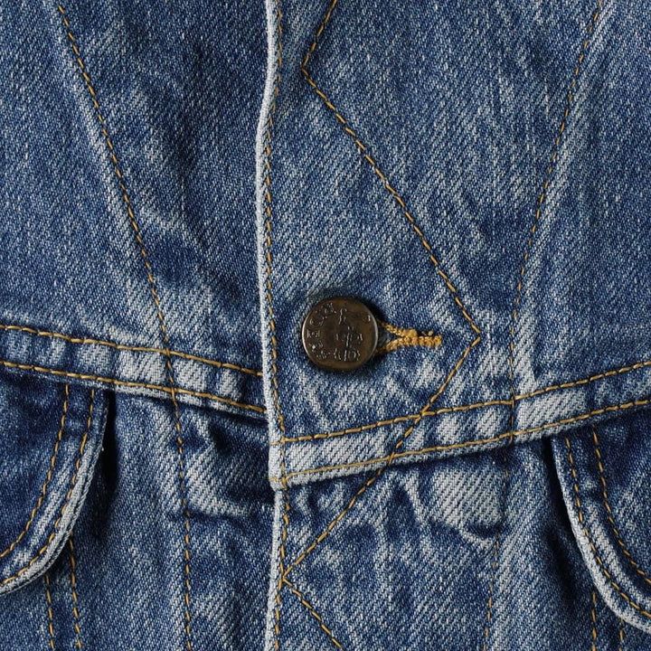 Lee RIDER JACKET Denim Jacket, Men's Size L (approx.), Vintage cotton blue type Vintage Second Hand