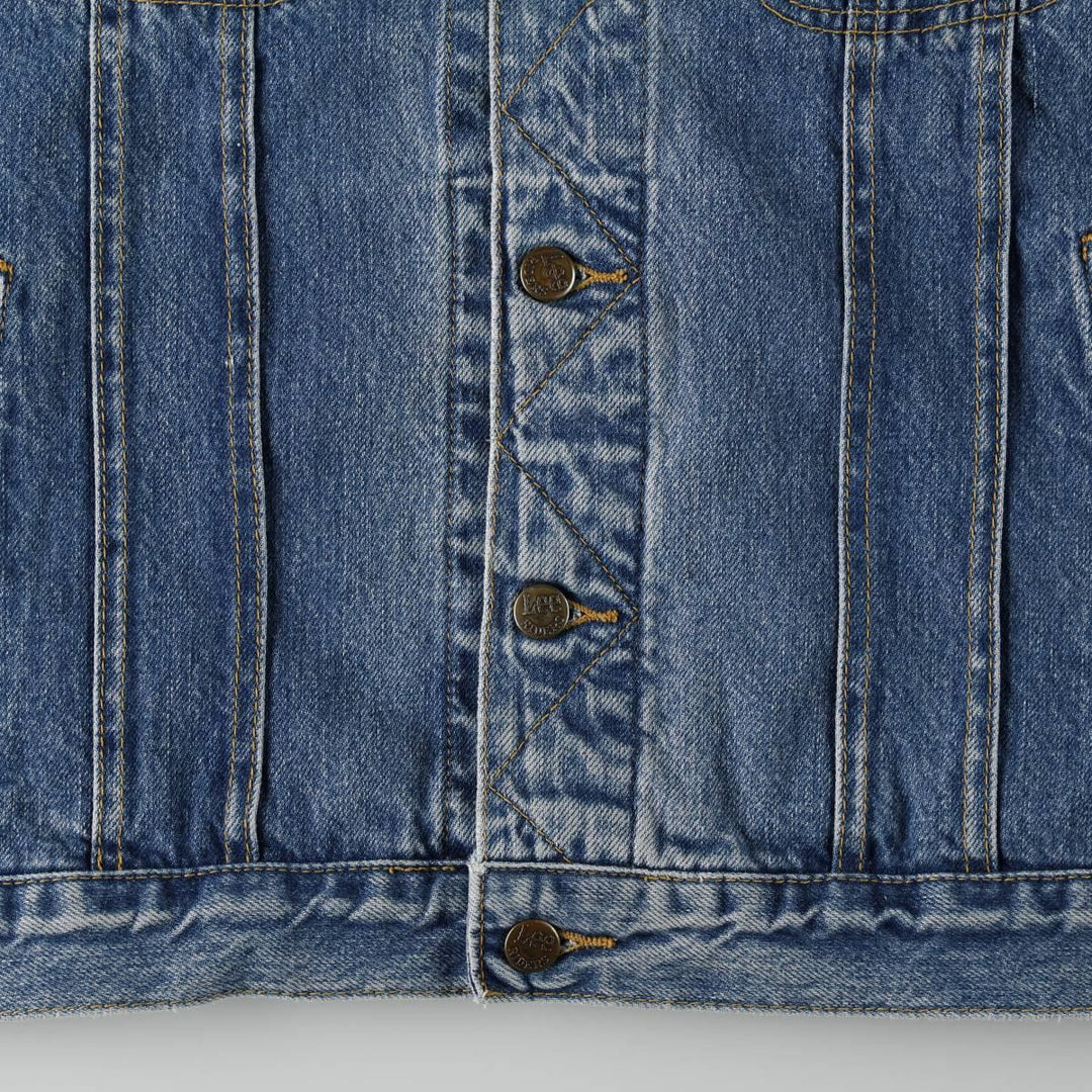 Lee RIDER JACKET Denim Jacket, Men's Size L (approx.), Vintage cotton blue type Vintage Second Hand