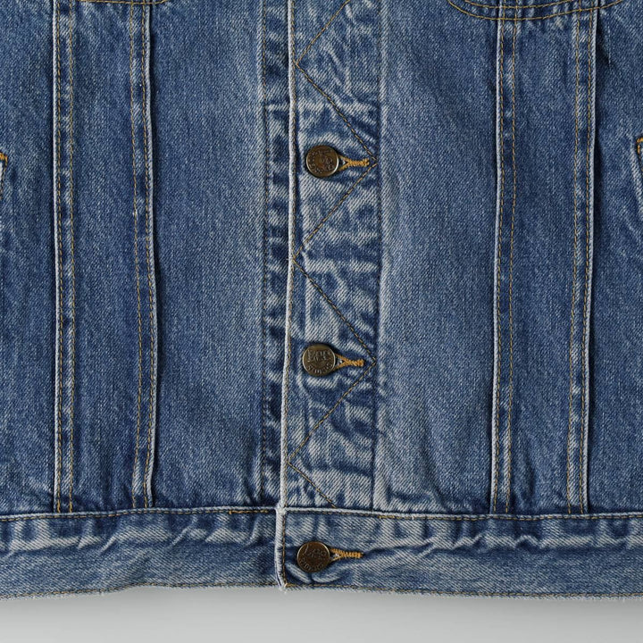Lee RIDER JACKET Denim Jacket, Men's Size L (approx.), Vintage cotton blue type Vintage Second Hand