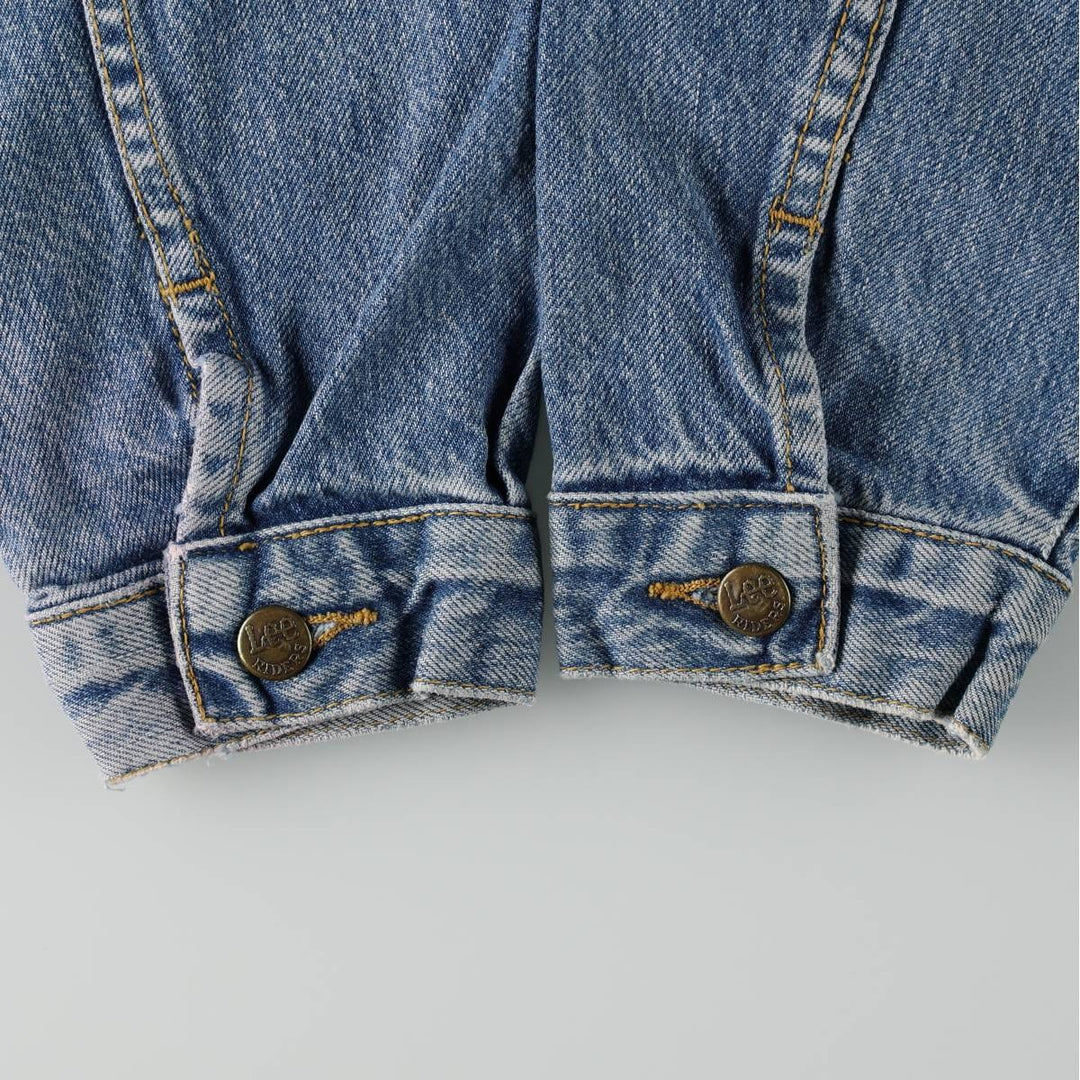 Lee RIDER JACKET Denim Jacket, Men's Size L (approx.), Vintage cotton blue type Vintage Second Hand