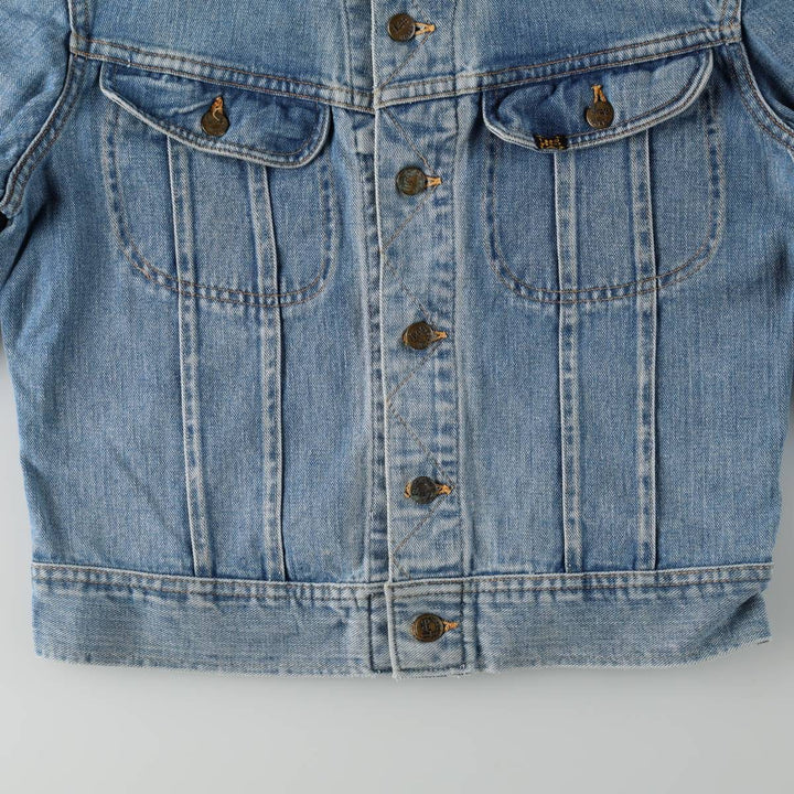 Vintage Lee denim jacket, size M, men's unclear blue type Vintage Second Hand