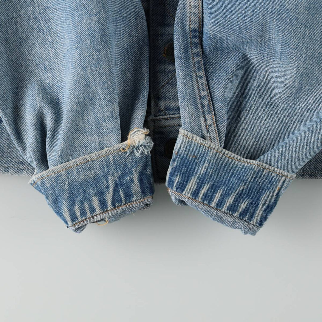 Vintage Lee denim jacket, size M, men's unclear blue type Vintage Second Hand