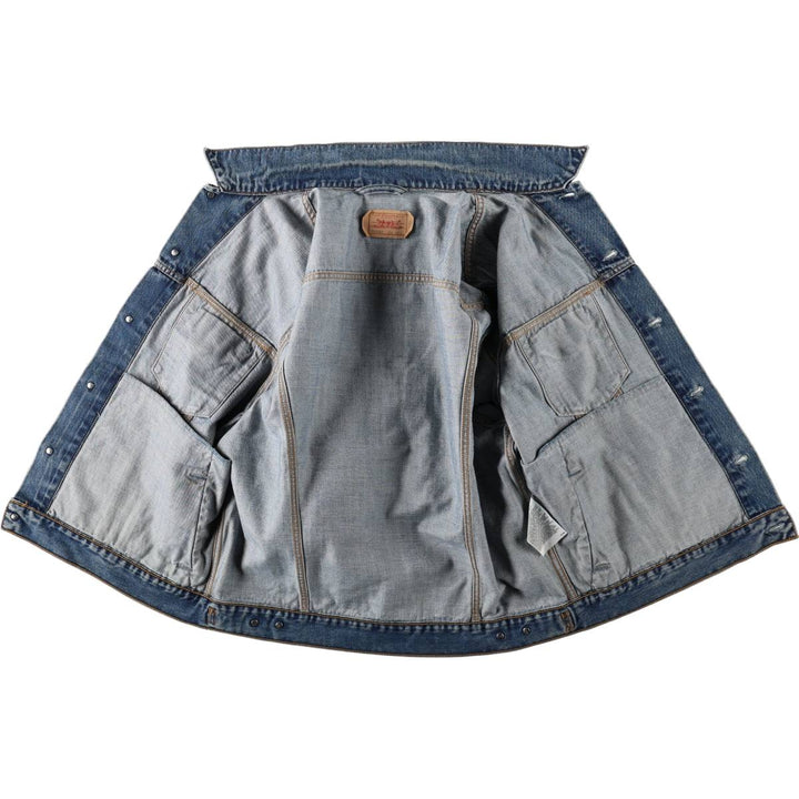 Levi's 70550-04 Denim Jacket, Men's XL cotton blue type Vintage Second Hand