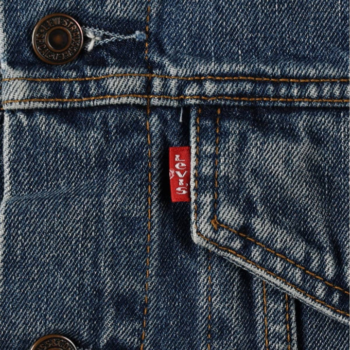 Levi's 70500-04 Euro Model Denim Jacket, Men's Size L cotton blue type Vintage Second Hand