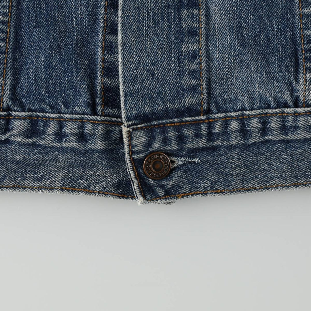 Levi's 70500-04 Euro Model Denim Jacket, Men's Size L cotton blue type Vintage Second Hand