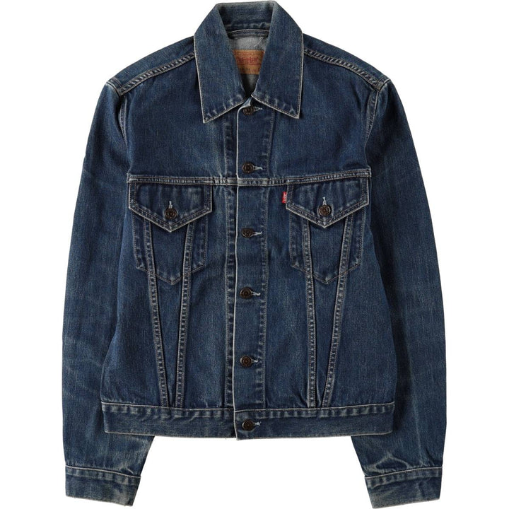Levi's 70500-04 Euro Model Denim Jacket, Men's Size L cotton blue type Vintage Second Hand