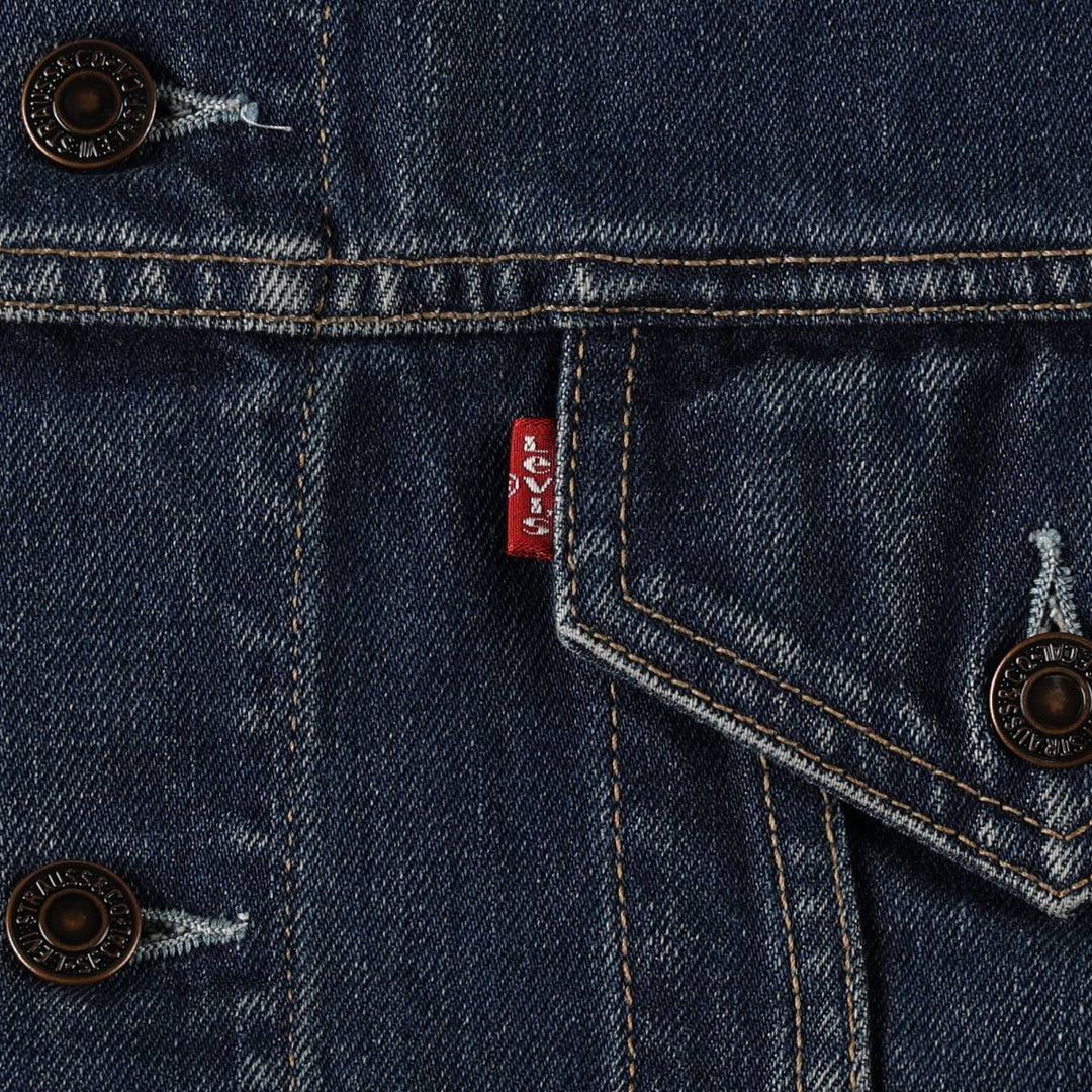 Levi's 70500-04 Euro Model Denim Jacket, Men's Size L cotton blue type Vintage Second Hand