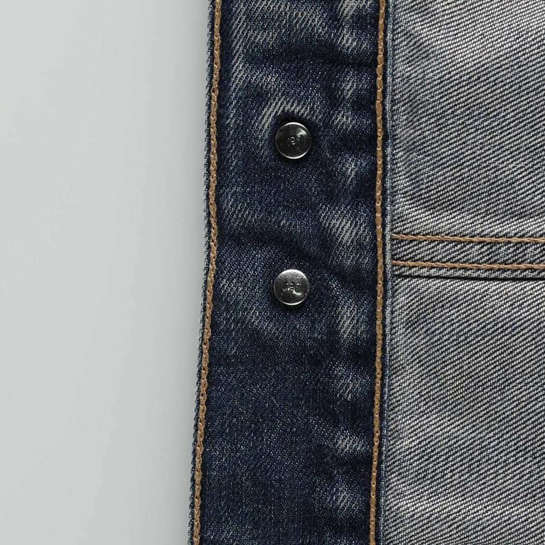 Levi's 70500-04 Euro Model Denim Jacket, Men's Size L cotton blue type Vintage Second Hand