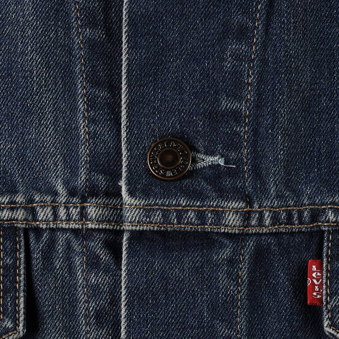Levi's 70500-04 Euro Model Denim Jacket, Men's Size L cotton blue type Vintage Second Hand
