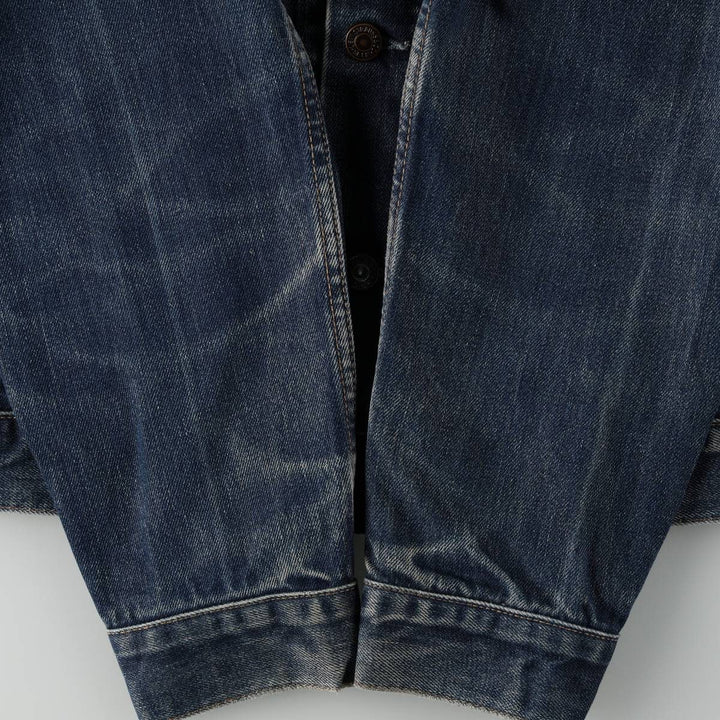 Levi's 70500-04 Euro Model Denim Jacket, Men's Size L cotton blue type Vintage Second Hand