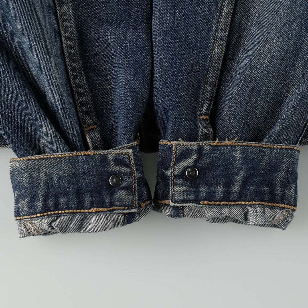 Levi's 70500-04 Euro Model Denim Jacket, Men's Size L cotton blue type Vintage Second Hand
