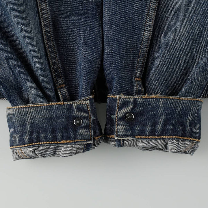 Levi's 70500-04 Euro Model Denim Jacket, Men's Size L cotton blue type Vintage Second Hand
