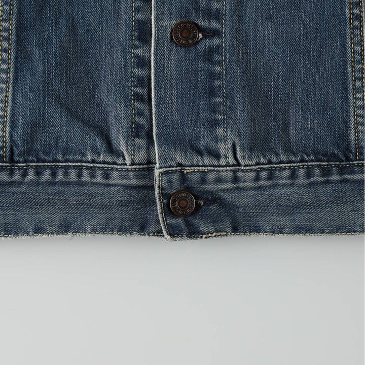 Levi's 70550-04 Euro Model Denim Jacket, Men's Size XL cotton blue type Vintage Second Hand