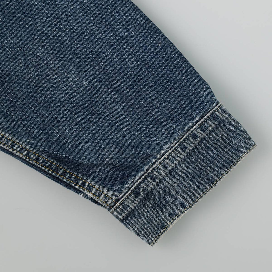 Levi's 70550-04 Euro Model Denim Jacket, Men's Size XL cotton blue type Vintage Second Hand