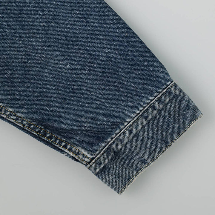 Levi's 70550-04 Euro Model Denim Jacket, Men's Size XL cotton blue type Vintage Second Hand