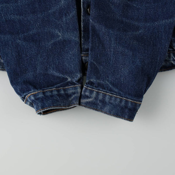 Levi's 70506-0217 Euro Model Orange Tab Denim Jacket (Men's Size L) unclear blue type Vintage Second Hand