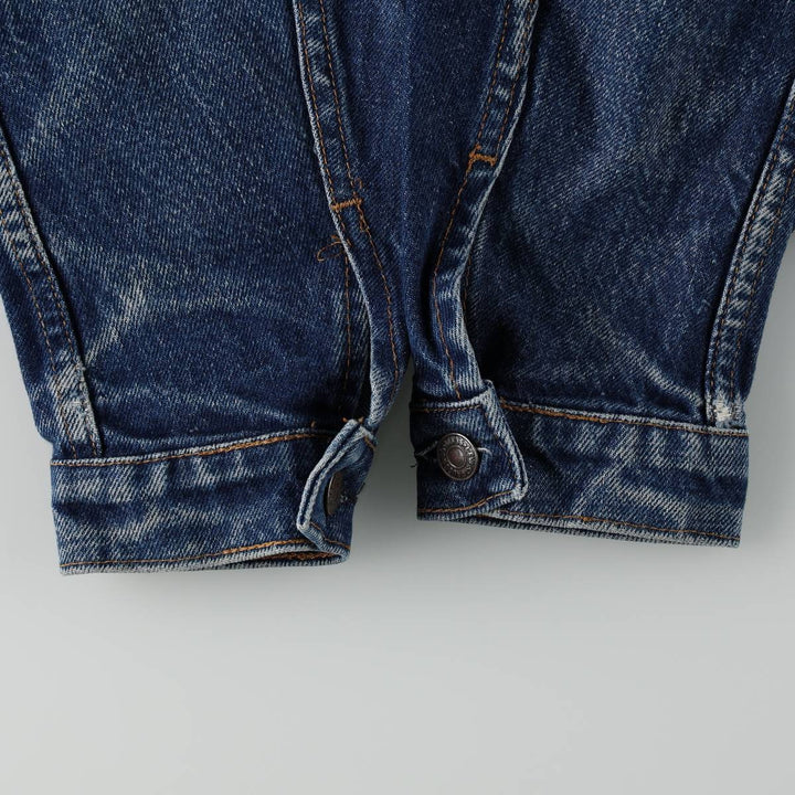 Levi's 70506-0217 Euro Model Orange Tab Denim Jacket (Men's Size L) unclear blue type Vintage Second Hand