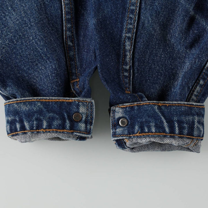 Levi's 70506-0217 Euro Model Orange Tab Denim Jacket (Men's Size L) unclear blue type Vintage Second Hand