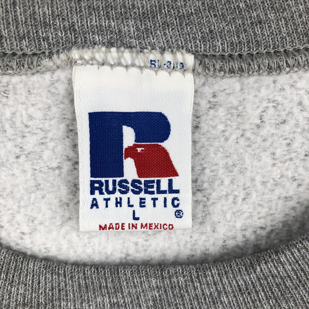 90s-00'S Russell College Sweatshirt, Men's Size L (approx.), Vintage polyester gray type Vintage Second Hand