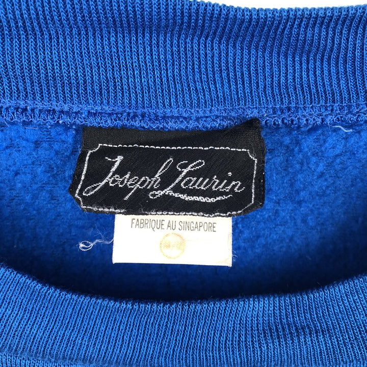 Joseph Laurin College Sweatshirt, Men's Size M (approx.), Vintage acrylic blue type Vintage Second Hand